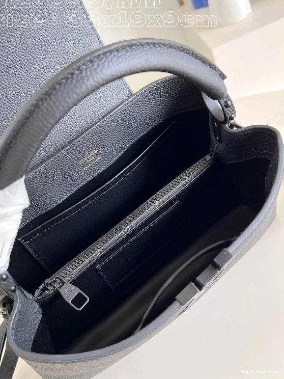 AAA Pruses Bags LOUIS CAPUCINES MM-33*19*9CM VUITTON 0712